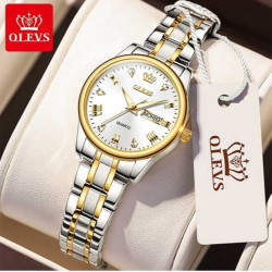 OLEVS New Quartz Women Watches Ladies Stainless Steel Women's Bracelet Watch