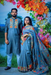 Couple dress in Bangladesh