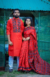 Couple dress in Bangladesh