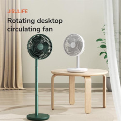 JISULIFE FA13P Oscillating Extendable Desk Fan – Stay Cool and Flexible