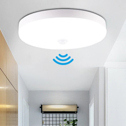 LED Sensor Ceiling Light Round - 8 inch