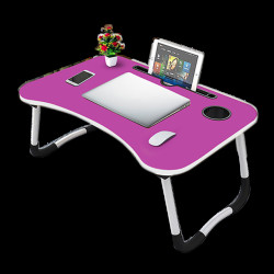 Foldable Laptop Table - Purple