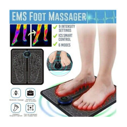 EMS Foot Massage Cushion - 9 Gear - Black