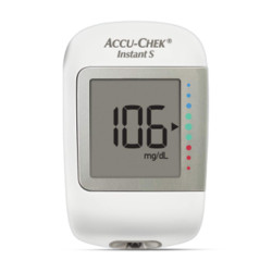 ACCU-Chek Instant S Blood Glucometer - White