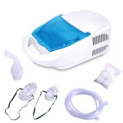 Easy Compressor Nebulizer Machine - White and Blue