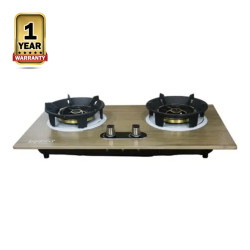 Kinbo KGS-WD01-2 2 Burner Marble Gas Stove