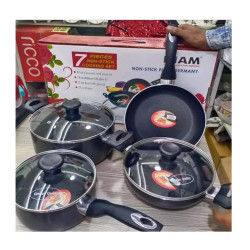 Kiam Stainless Steel Non -Stick Cookware Set - 7Pcs