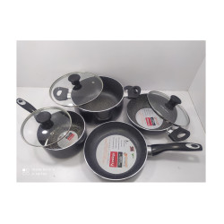 Prestiege Granite Coated Induction Cookware Set - 7 Pcs