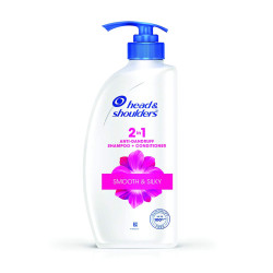 Head & Shoulders 2-in-1 Smooth and Silky Anti Dandruff Shampoo + Conditioner - 650ml