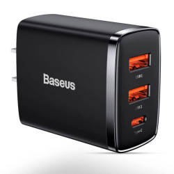 Baseus 30 Watt Compact Quick Charger - Black