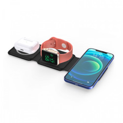 WIWU M6 Power Air 15W 3 In 1 Wireless Charger