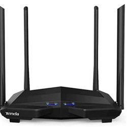 Tenda AC10 AC1200 Dual Band 4 Anteena 1200Mbps Gigabit Wi-Fi Router