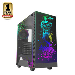 Gamemax Rockstar 2 ATX Mid Tower PC Gaming Casing - Black