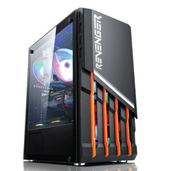 Revenger Megatron Mid Tower Desktop Gaming Casing - Black