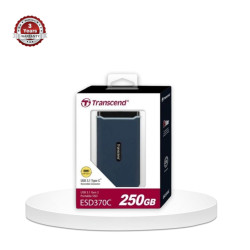 Transcend ESD370C Type C Portable SSD - Navy Blue - 250GB