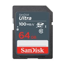 Sandisk Ultra SDXC UHS-I Class-10 Memory Card - 64GB