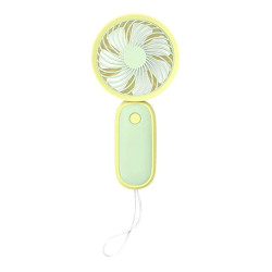 Plastic Mini Portable Rechargeable Hand Fan - Multicolor