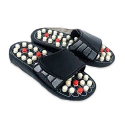 Acupoint Foot Massager Chinese Acupressure Therapy Shoes For Unisex - Black