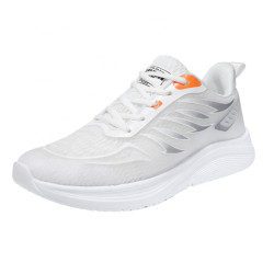 Mesh Sneaker Shoe For Men - White - CN53W