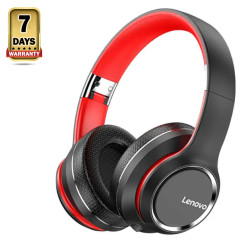 Lenovo HD200 Bluetooth Headphones - Red and Black