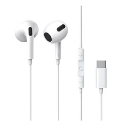 Baseus C17 Type-C Half In-Ear Wired Earphone - White