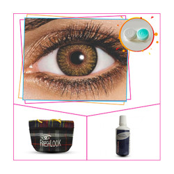 Fresh Look Branded Non Power Color Contact Lens - APT-3645