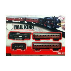 Rail King Intelligent Classical Express Train Track Set Toy For Kids - 121314126