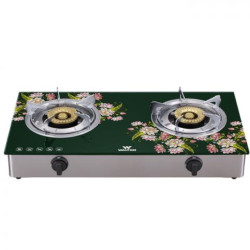 Walton Gas stove Glass Top Double Burner WGS-3GSLH1