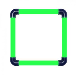 Walton GRID PANEL LIGHT  WLED-PS-T8GRID-SQ1F-20W (Green)