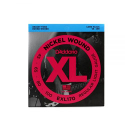 D’Addario EXL170 Nickel Electric Bass Strings (4 String)