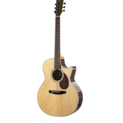 Enya EA-Q1M EQ Solid Top TransAcoustic Guitar- Natural