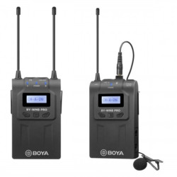 Boya BY-WM8 Pro-K1 UHF Dual Channel Wireless Microphone System (One Transmitter And One Receiver)