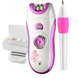 BROWNS BS-3026 Epilator Hair Remover with Grinding Nail Tool