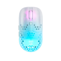 XTRFY MZ1 RGB ULTRA-LIGHT WIRELESS ERGONOMIC GAMING MOUSE (WHITE)