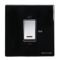 Walton CRYSTAL SERIES Switches - WCDPS45 45A DP Switch