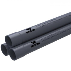 Walton PVC Electric Pipe - WPVC34G1.6S (0.75 Inch PVC Pipe Grey with Socket)