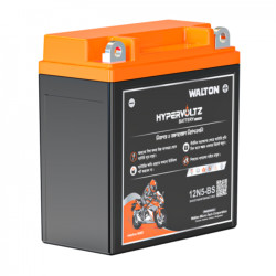 Walton Motorcycle Battery - HYPERVOLTZ 12N7-BS