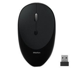 Meetion MT-R600 Wireless Optical Mouse Mouse (Black)