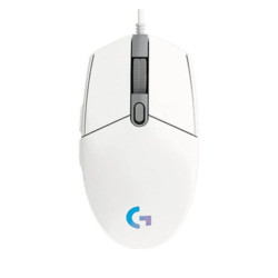 Logitech G102-LIGHTSYNC RGB Wired Gaming Mouse (White)