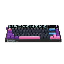 MACHENIKE KT68 HOTSWAPPABLE WIRELESS TRI-MODE RGB WITH SCREEN MECHANICAL KEYBOARD (BLACK)