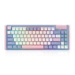 DUSTSILVER K84 PURPLE PINK LILAC CUTE KAWAII WIRED BACKLIT