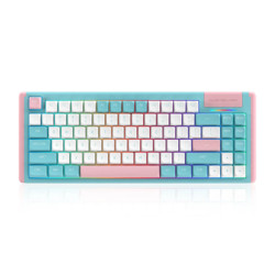 DUSTSILVER K84 BLUE PINK MILKSHAKE 75 PERCENT KAWAII WIRED BACKLIT