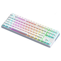 XINMENG X87 WIRED GASKET MECHANICAL KEYBOARD (SALT WHITE)