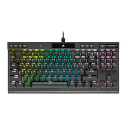 Corsair K70 RGB TKL Mechanical Gaming Keyboard With CHERRY MX SPEED Switches