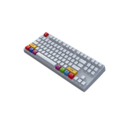 HXSJ L600 87 KEYS TWO-COLOR INJECTION KEYCAP WHITE BACKLIGHT DETACHABLE TYPE-C CABLE