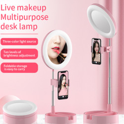 Live Makeup Multipurpose Ring Lamp With Mobile Stand