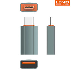 LDNIO LC140 USB To Type C OTG Adapter - Grey