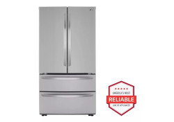 LG - 23 cu. ft. French Door Counter-Depth Refrigerator