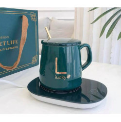 Degree Electronic Warmer Ceramic Mug Smart Intelligent Constant Temperature Gift Cup