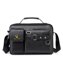 Men's Pu Leather Shoulder Bag (Black shape)